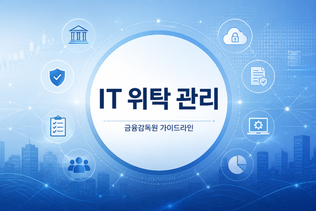 금융 IT 위탁 관리 가이드라인을 설명하는 이미지