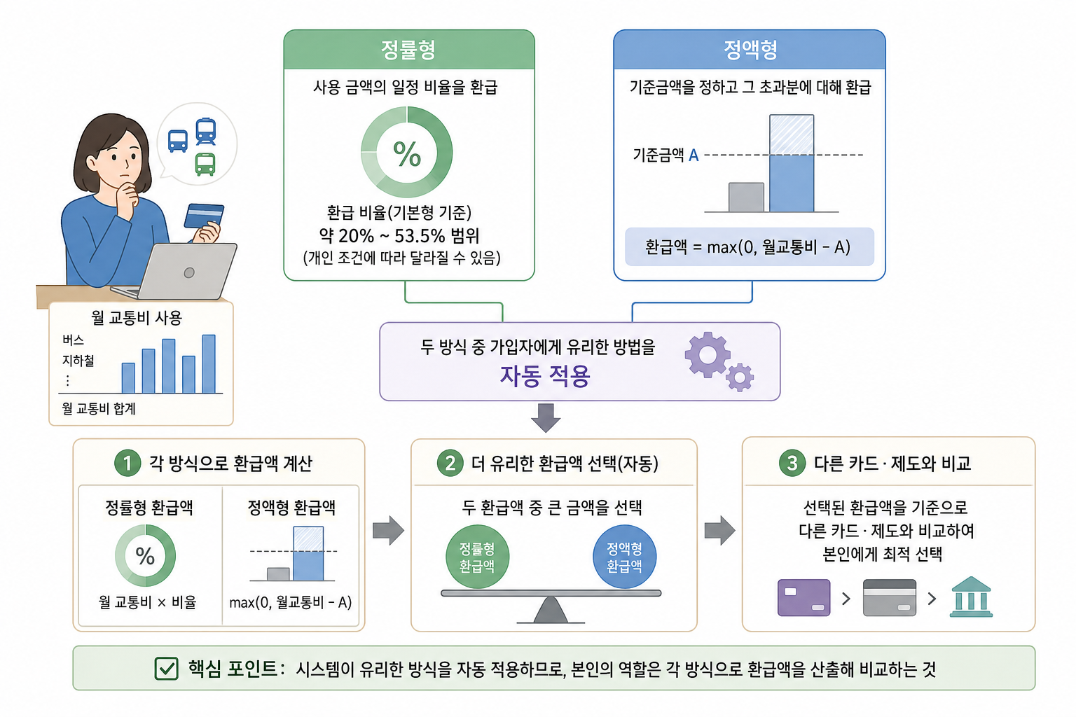 K-패스 환급 방식(실무적으로 이해해야 할 포인트) 핵심 내용