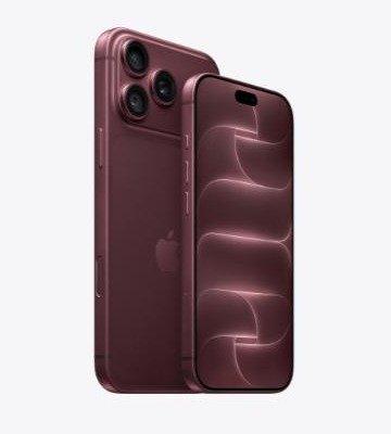 아이폰 18 Pro 버건디 전면·후면 (이미지: Apple)