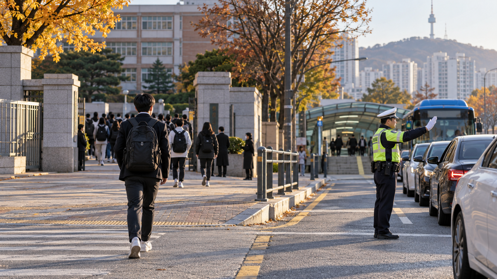 2027 수능일 교통통제: 11월 19일 출근시간·지하철·영어 듣기평가